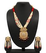 Maroon necklace-sets