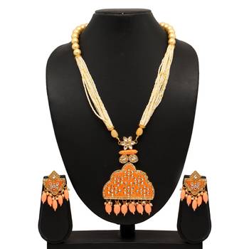 Orange necklace-sets 1