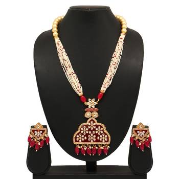 Maroon necklace-sets 1