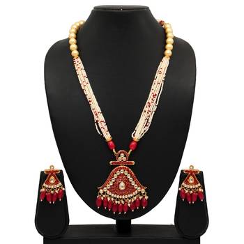 Maroon necklace-sets 1