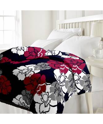 Set of floral print Design Single Bed Reversible AC Blanket 2