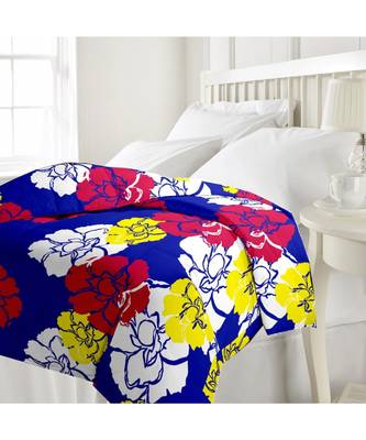 Set of floral print Design Single Bed Reversible AC Blanket 3