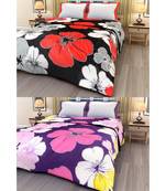 Set of 2 floral print Design Single Bed Reversible AC Blanket