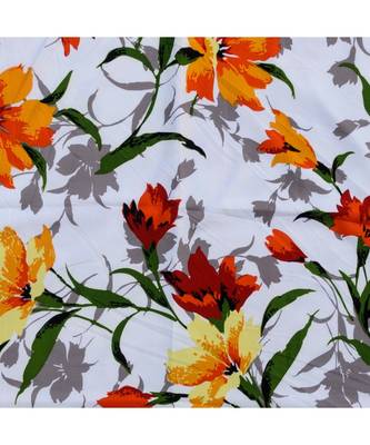 Colorful floral print Design Printed Single Bed Reversible AC Blanket 2