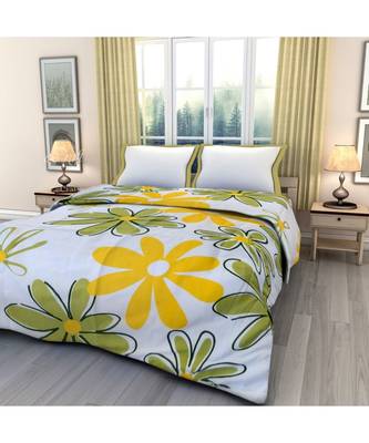 abstract print floral print Printed Single Bed Reversible AC Blanket 1