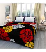 Multicolor floral print Printed Single Bed Reversible AC Blanket