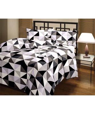 Multicolor geometric print Printed Single Bed Reversible AC Blanket 1