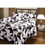 Multicolor geometric print Printed Single Bed Reversible AC Blanket