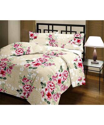 floral print Printed Single Bed Reversible AC Blanket Dohar 1