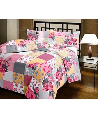 floral print Printed Single Bed Reversible AC Blanket Dohar 1