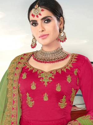 Heavy Embroidered Work Unstitched Lehenga Choli With Blouse 3