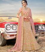 Heavy Embroidered Work Unstitched Lehenga Choli With Blouse