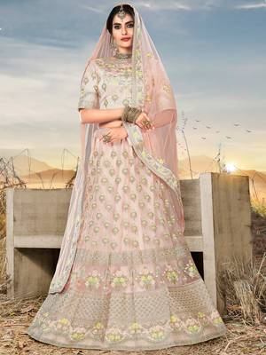 Heavy Embroidered Work Unstitched Lehenga Choli With Blouse 1