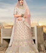 Heavy Embroidered Work Unstitched Lehenga Choli With Blouse