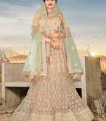 Heavy Embroidered Work Unstitched Lehenga Choli With Blouse