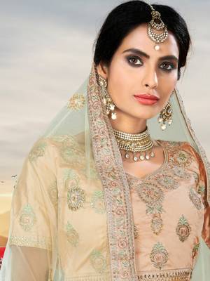 Heavy Embroidered Work Unstitched Lehenga Choli With Blouse 2