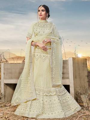 Heavy Embroidered Work Unstitched Lehenga Choli With Blouse 1