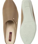 brown synthetic bellies-shoes