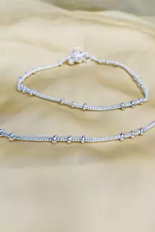 Silver Anklets