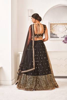 Heavy Embroidered Work Unstitched Lehenga Choli With Blouse 2