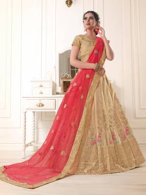 Heavy Embroidered Work Unstitched Lehenga Choli With Blouse 1