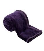 Embossed Design Fluffy Lavender Single Bed Mink Blanket