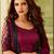 Purple embroidered satin saree with blouse