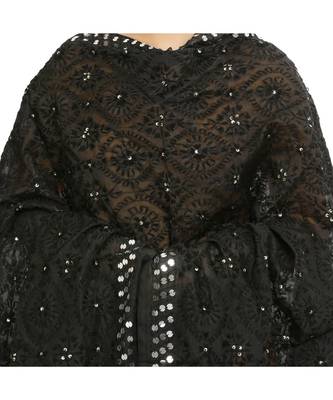 Black Chanderi Phulkari Dupatta 4