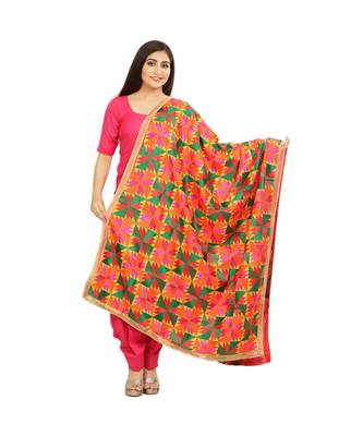 multicolor Phulkari Bagh Dupatta 1