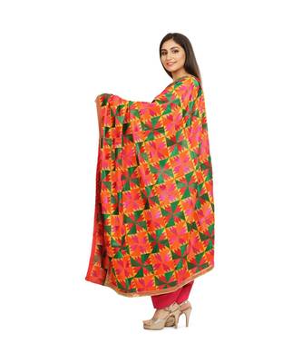 multicolor Phulkari Bagh Dupatta 2