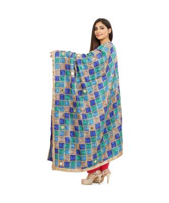 multicolor Phulkari Bagh Dupatta 3