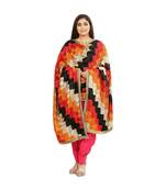 multicolor Phulkari Bagh Dupatta