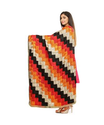 multicolor Phulkari Bagh Dupatta 3