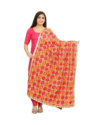 multicolor Phulkari Bagh Dupatta 1