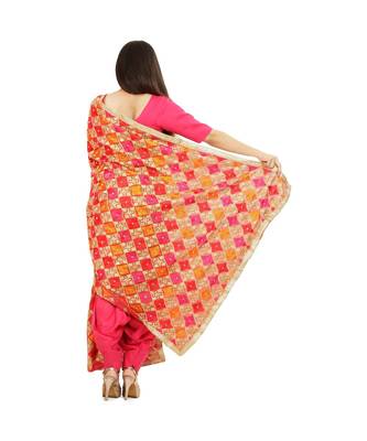multicolor Phulkari Bagh Dupatta 3