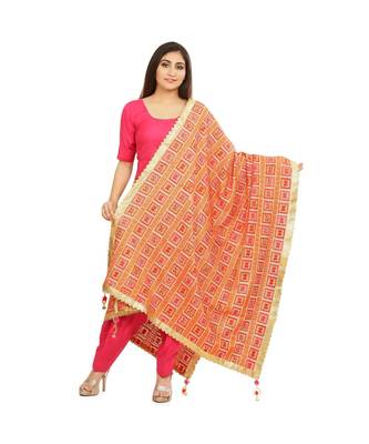 multicolor Phulkari Bagh Dupatta 1