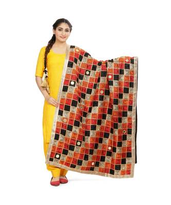 multicolor Phulkari Bagh Dupatta 1