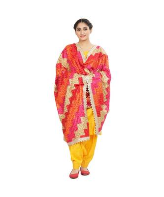 multicolor Phulkari Bagh Dupatta 1