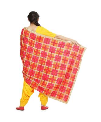 multicolor Phulkari Bagh Dupatta 2