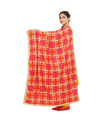 multicolor Phulkari Bagh Dupatta 3