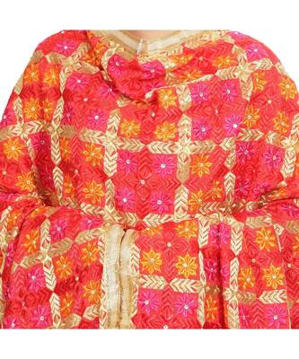multicolor Phulkari Bagh Dupatta 4