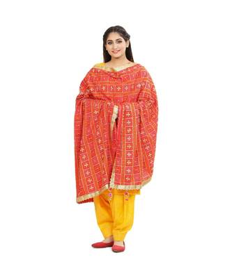multicolor Phulkari Bagh Dupatta 1