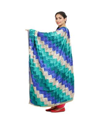 multicolor Phulkari Bagh Dupatta 2