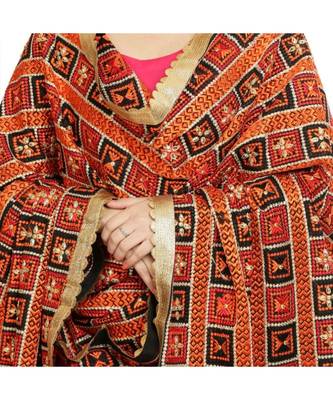 multicolor Phulkari Bagh Dupatta 4