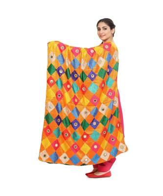 multicolor Phulkari Bagh Dupatta 1