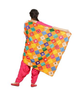 multicolor Phulkari Bagh Dupatta 2
