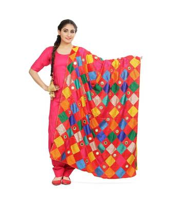 multicolor Phulkari Bagh Dupatta 1