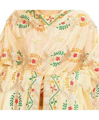 multicolor Phulkari Chunni With Gotta Patti Work 2