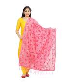 multicolor Georgette Phulkari Dupatta