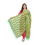 multicolor Georgette Phulkari Dupatta